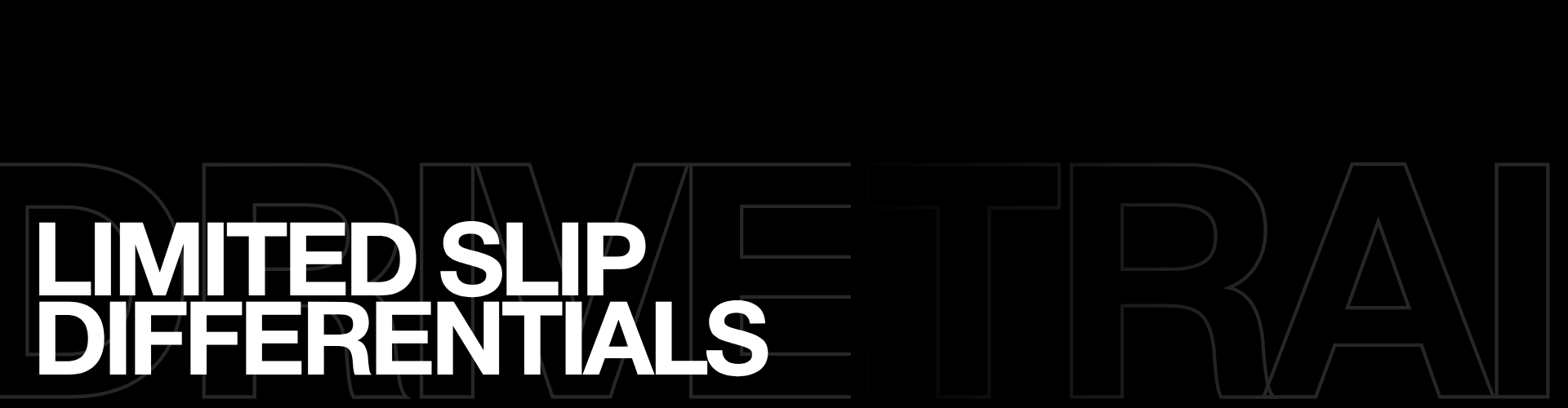 Limited Slip Differentials