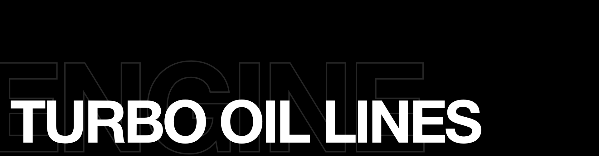 Turbo Oil Lines