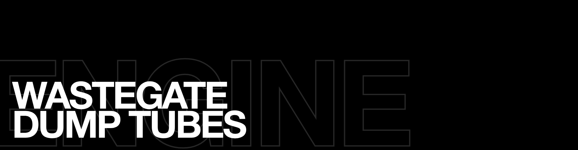 Wastegate Dump Tubes