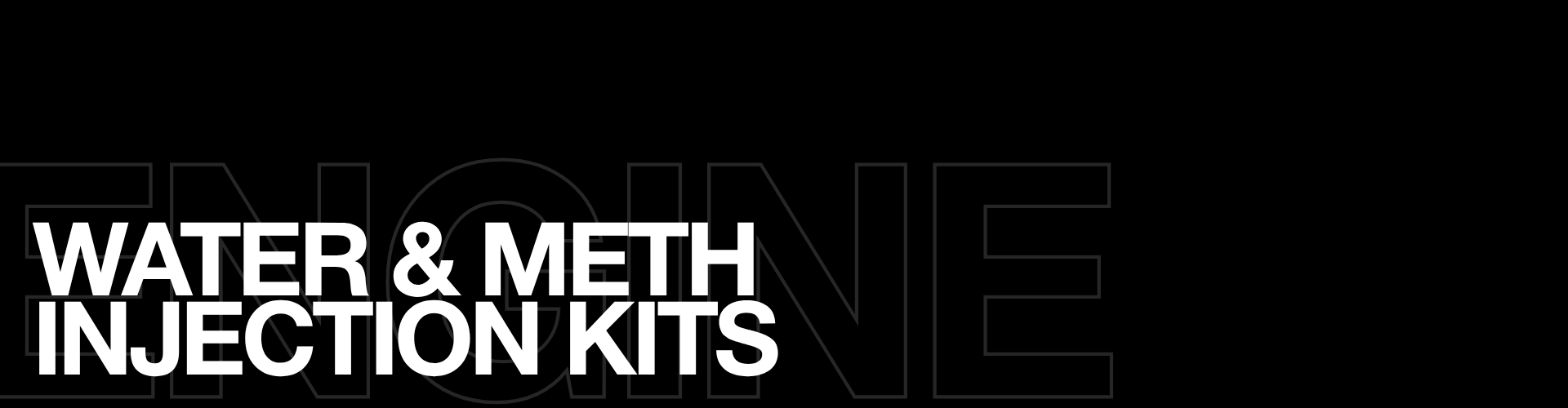 Water & Meth Injection Kits