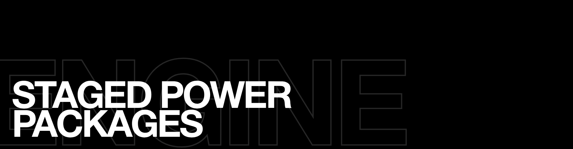 Staged Power Packages