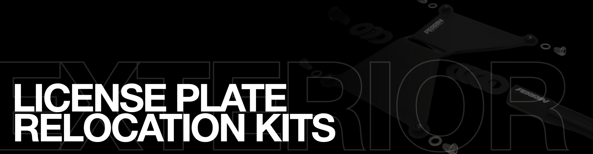 License Plate Relocation Kits