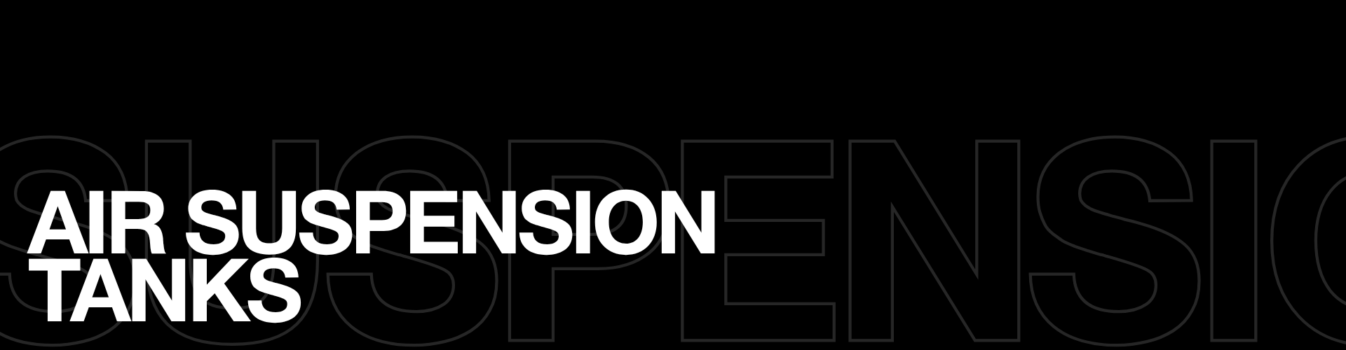Air Suspension Tanks