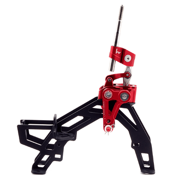 Hybrid Racing Adjustable Short Shifter Assembly (16-21 Civic) - Dust Red