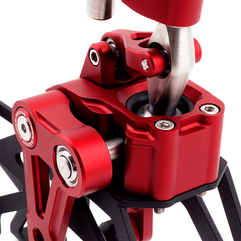Hybrid Racing Adjustable Short Shifter Assembly (16-21 Civic) - Dust Red