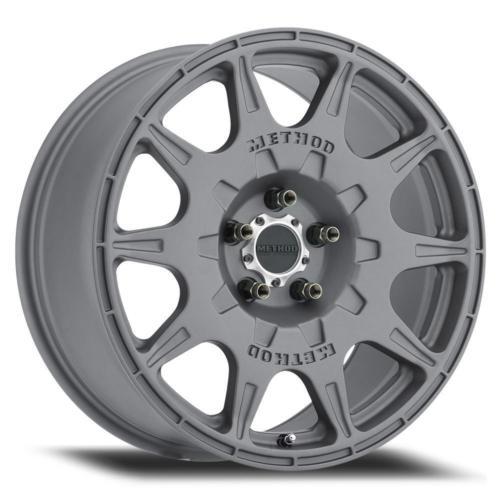 Method MR502 RALLY 17x8 +38mm Offset 5x4.5 67.1mm CB Matte Black Wheel