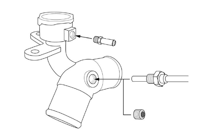 GReddy FR-S / BRZ Upper Water Temperature Adapter