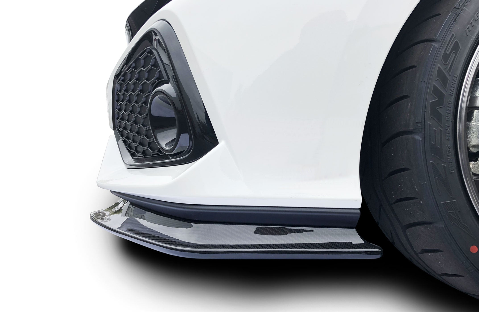 GReddy 2017+ Honda Civic Si Coupe/Sedan Front Lip Spoiler - Carbon