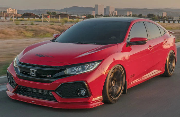 GReddy 2017+ Honda Civic Si Coupe/Sedan Front Lip Spoiler - Carbon