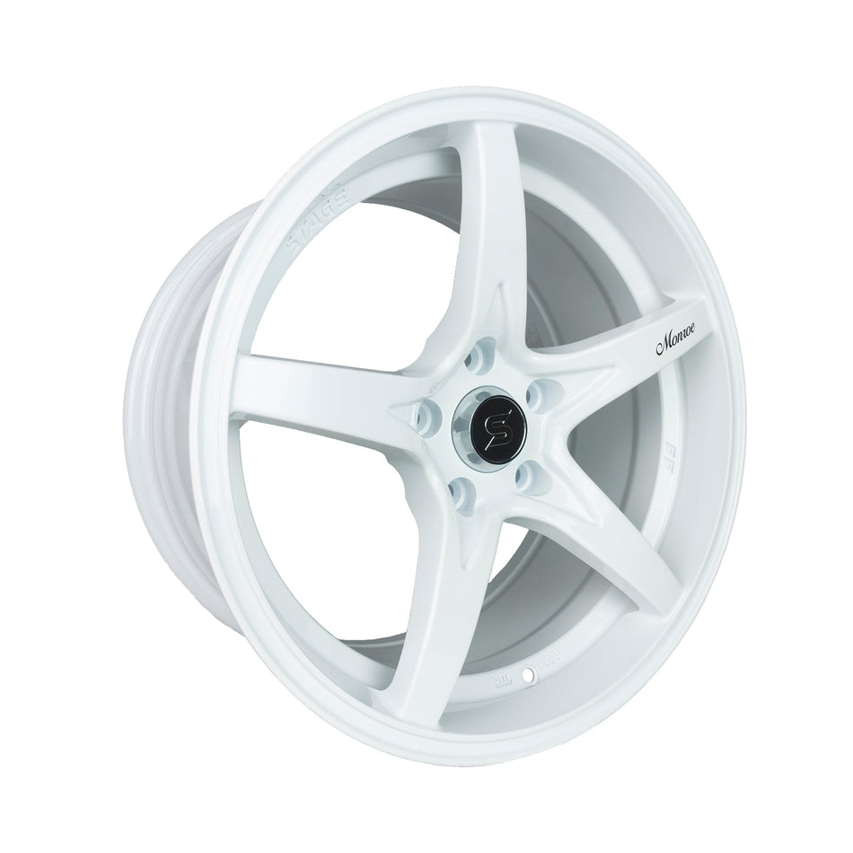 Stage Wheels Monroe 17x8.5 +30mm 5x120 CB: 74.1 Color: White