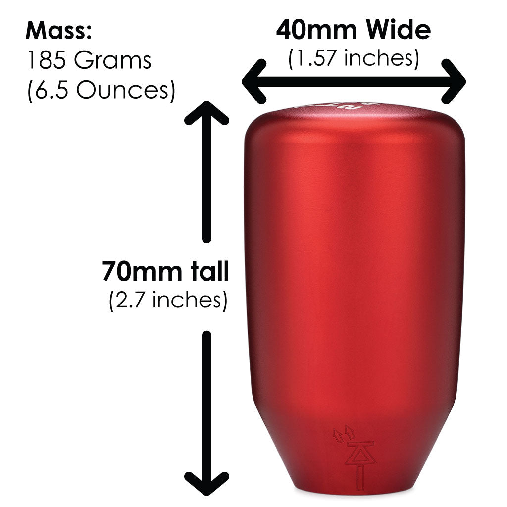 Acuity ESCO-T6 Shift Knob (M10X1.5)  - Satin Red