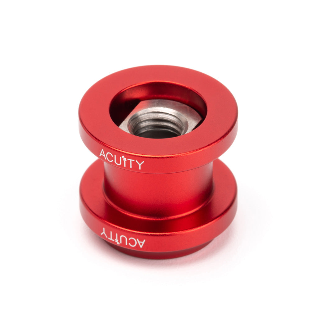 Acuity Shift Boot Collar Upgrade  - Satin Red Aluminum