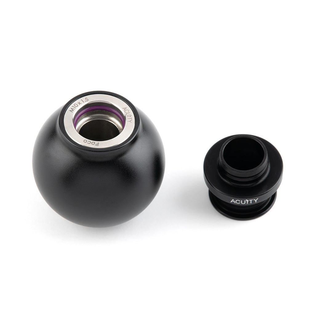 Acuity Instruments POCO Low-Profile Shift Knob  - Satin Black (M10x1.5)