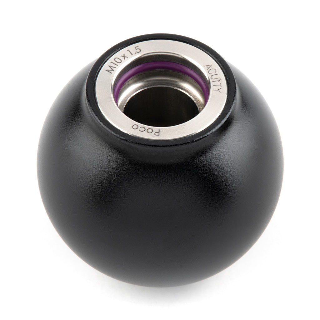 Acuity Instruments POCO Low-Profile Shift Knob  - Satin Black (M10x1.5)