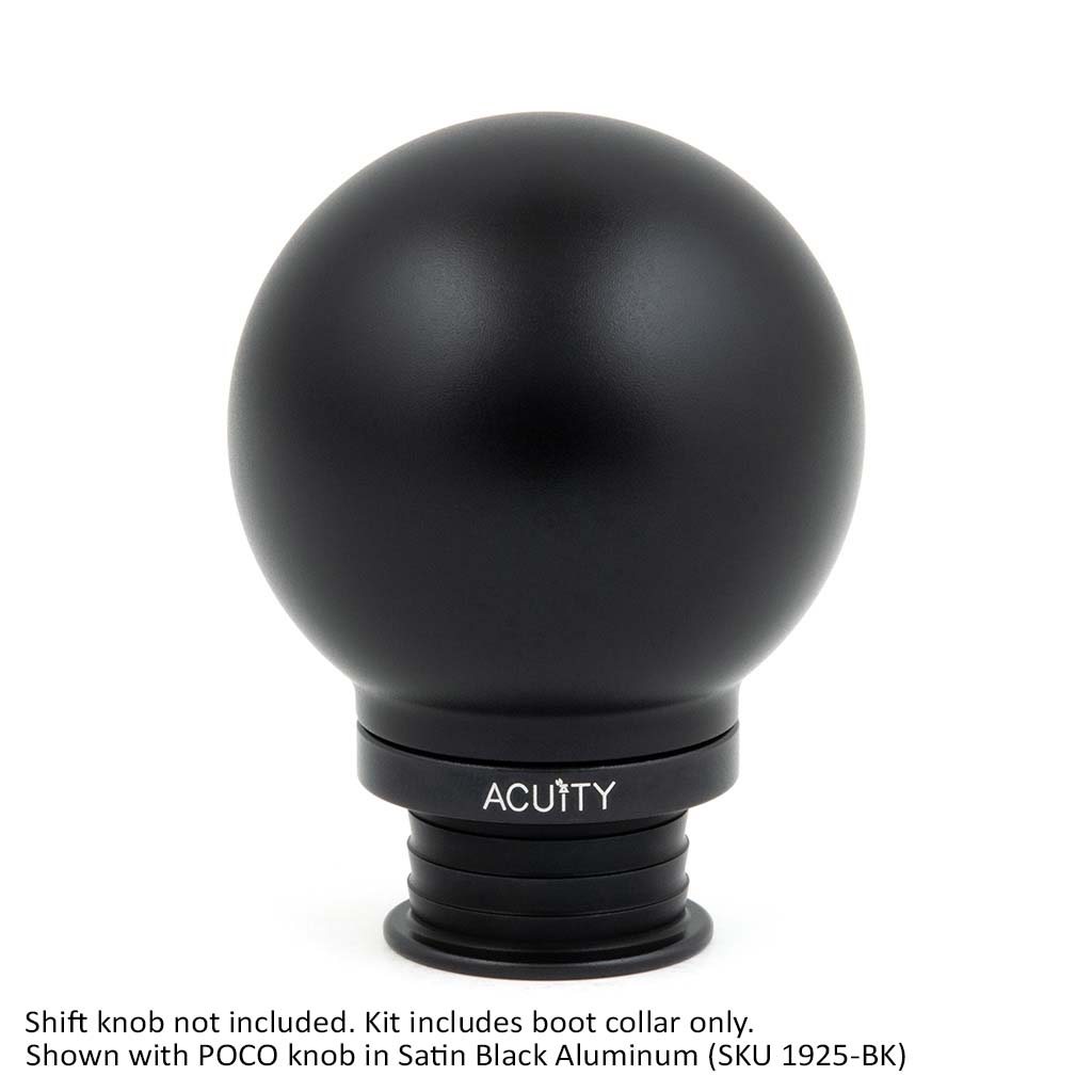 Acuity Instruments Shift Boot Collar for POCO Shift Knobs  - Satin Black Aluminum