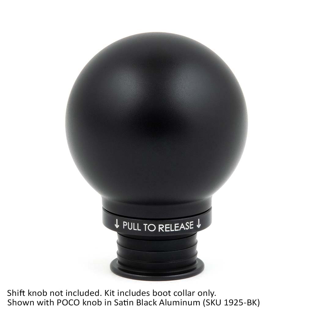 Acuity Instruments Shift Boot Collar for POCO Shift Knobs  - Satin Black Aluminum