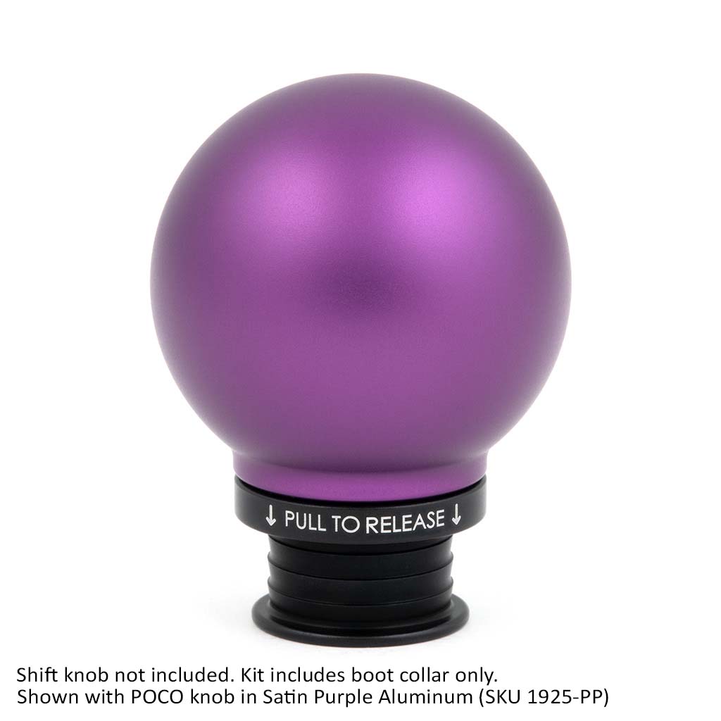 Acuity Instruments Shift Boot Collar for POCO Shift Knobs  - Satin Black Aluminum