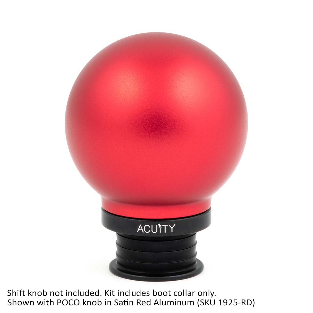 Acuity Instruments Shift Boot Collar for POCO Shift Knobs  - Satin Black Aluminum