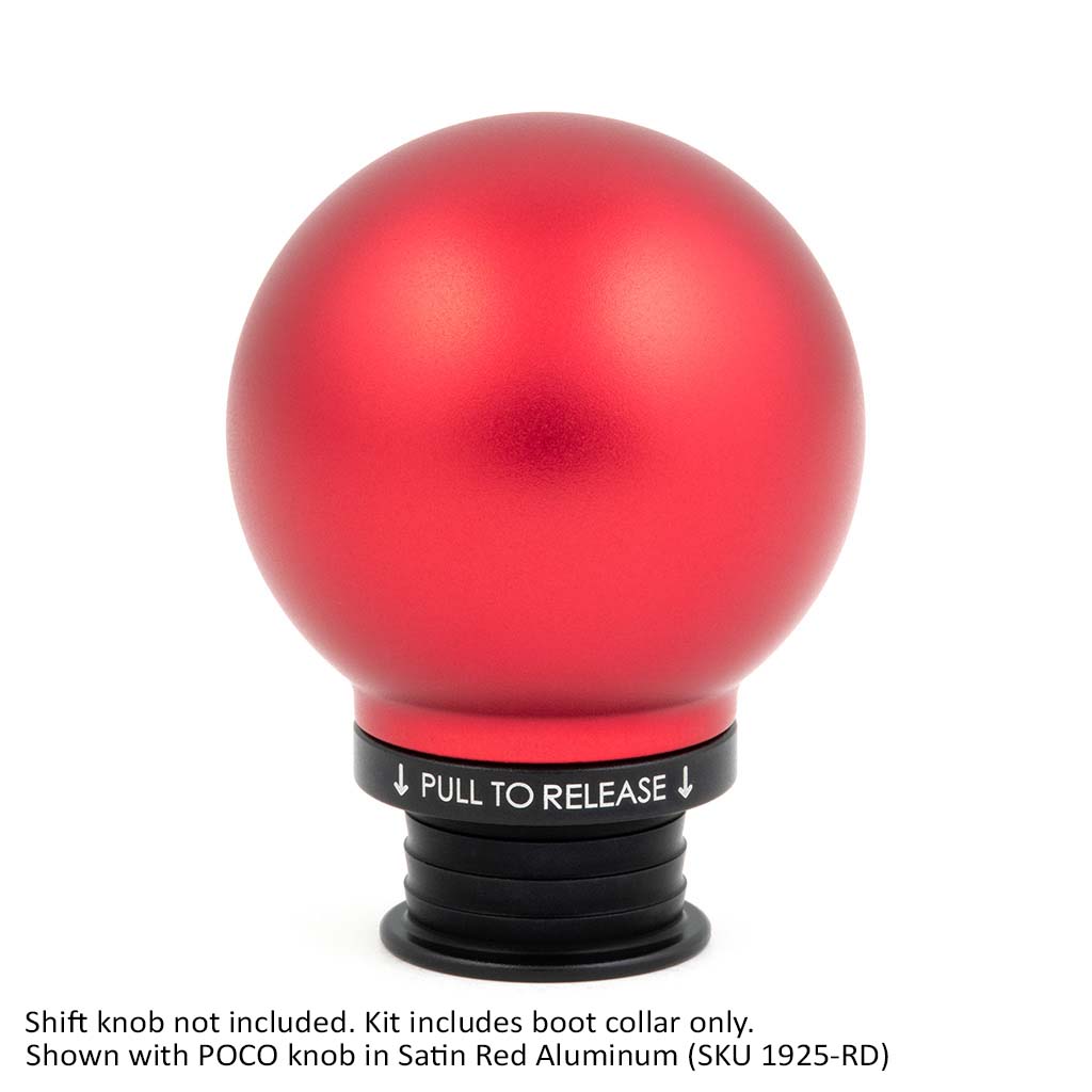 Acuity Instruments Shift Boot Collar for POCO Shift Knobs  - Satin Black Aluminum