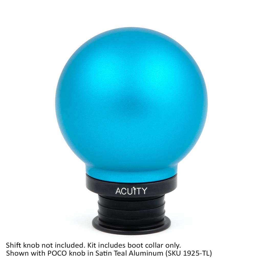 Acuity Instruments Shift Boot Collar for POCO Shift Knobs  - Satin Black Aluminum