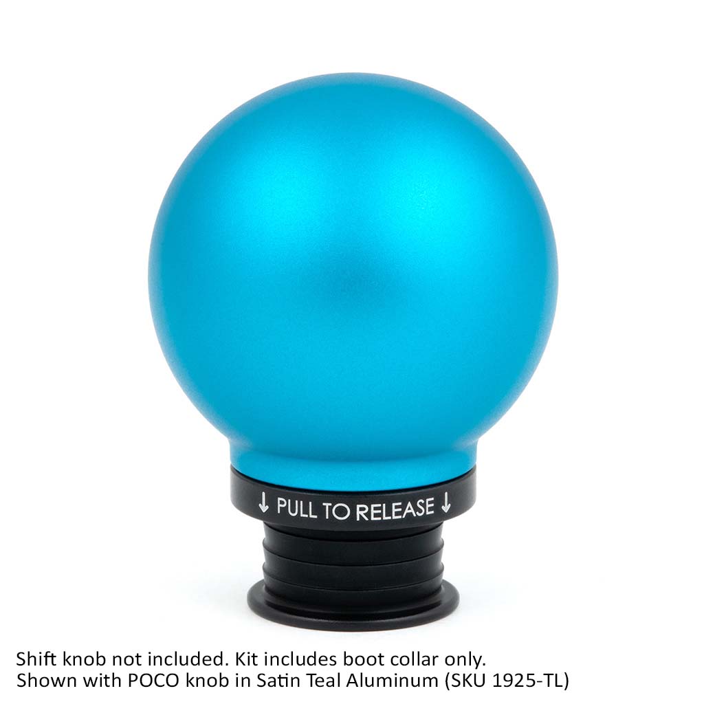 Acuity Instruments Shift Boot Collar for POCO Shift Knobs  - Satin Black Aluminum