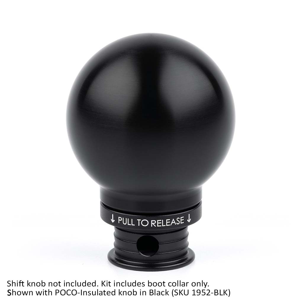 Acuity Instruments Shift Boot Collar for POCO Shift Knobs  - Satin Black Aluminum