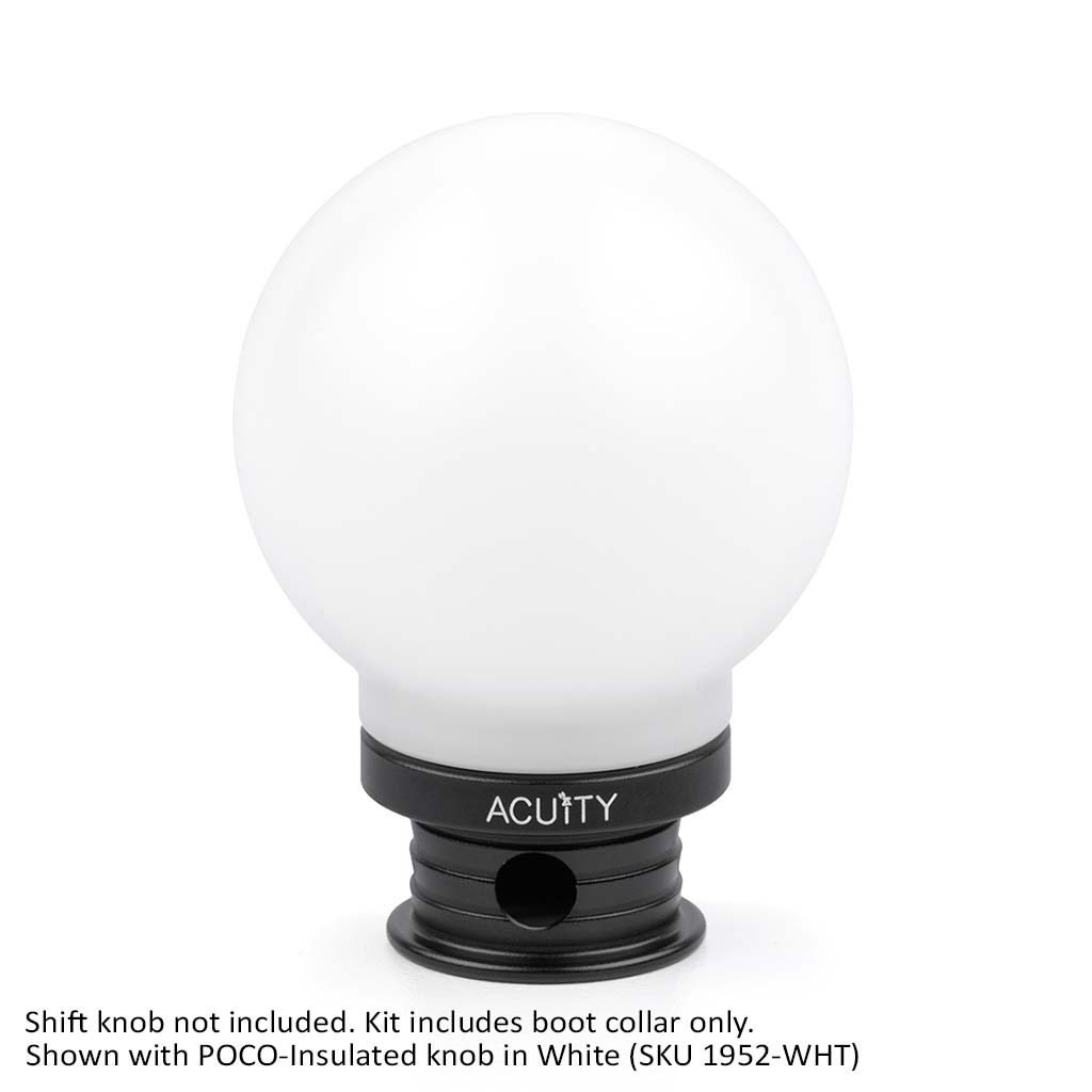Acuity Instruments Shift Boot Collar for POCO Shift Knobs  - Satin Black Aluminum