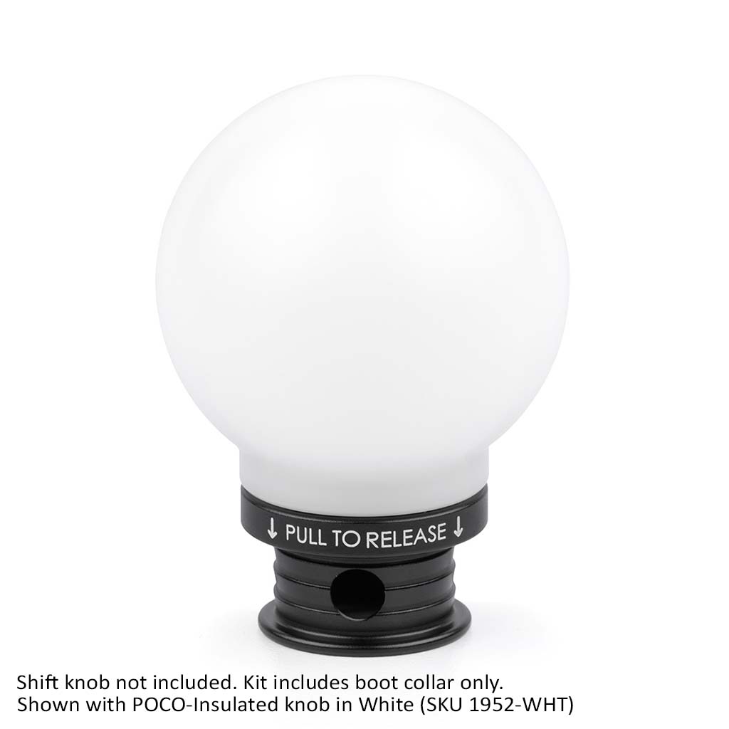 Acuity Instruments Shift Boot Collar for POCO Shift Knobs  - Satin Black Aluminum