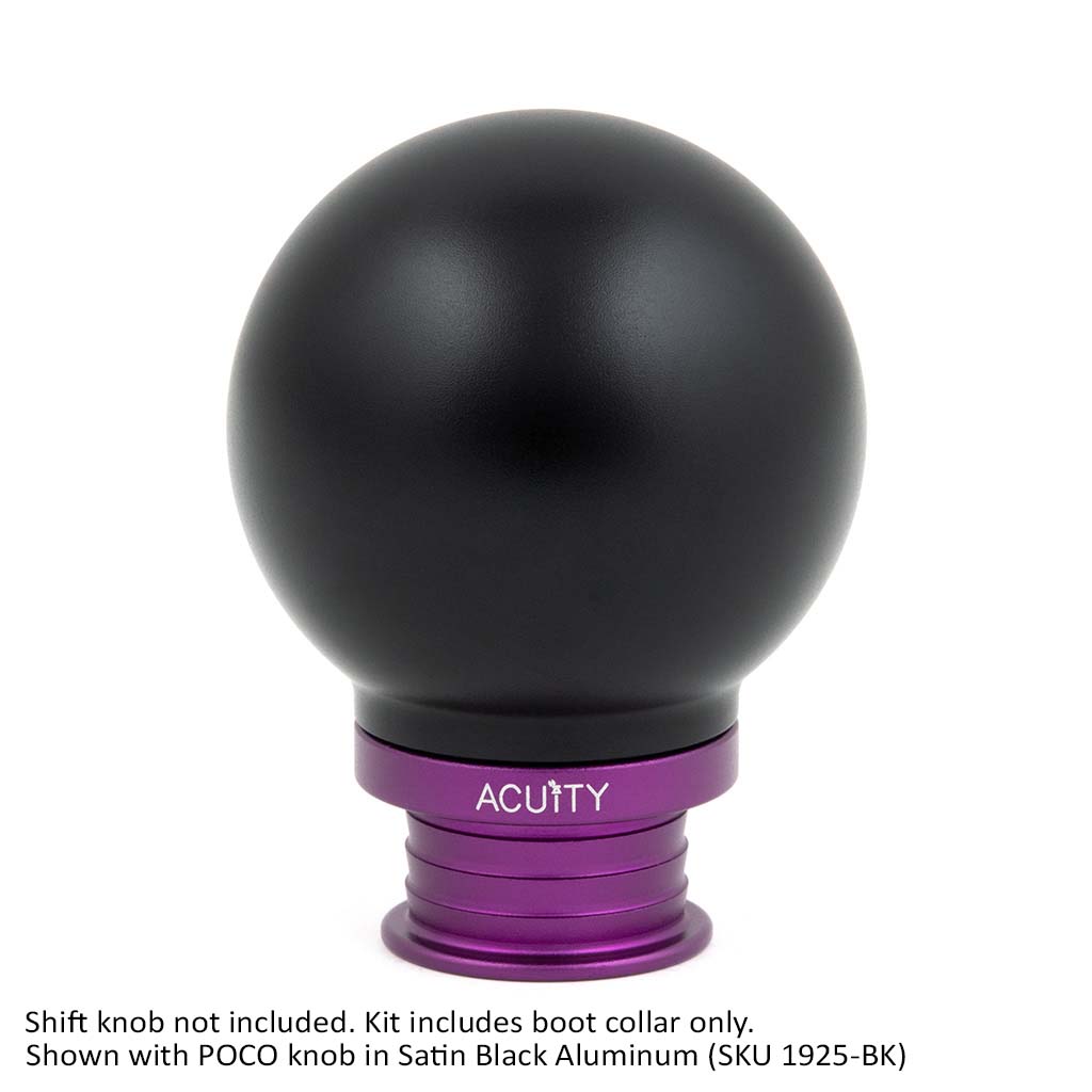 **Open Box** Acuity Instruments Shift Boot Collar for POCO Shift Knobs  - Satin Purple Aluminum