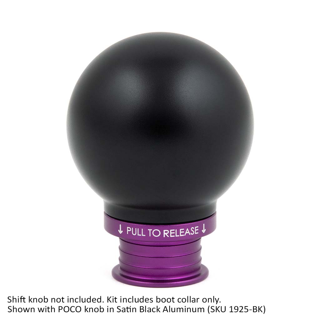 **Open Box** Acuity Instruments Shift Boot Collar for POCO Shift Knobs  - Satin Purple Aluminum