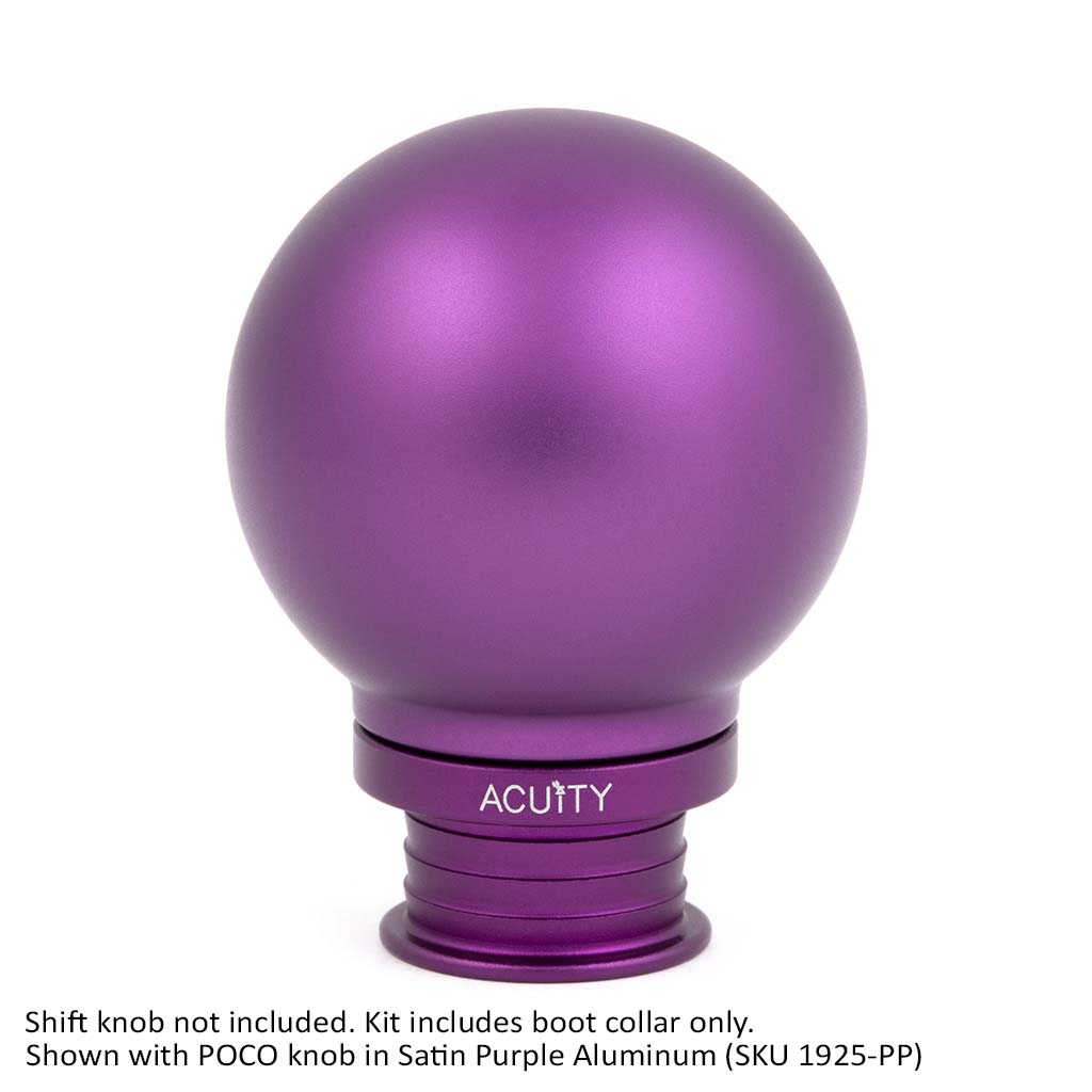 **Open Box** Acuity Instruments Shift Boot Collar for POCO Shift Knobs  - Satin Purple Aluminum