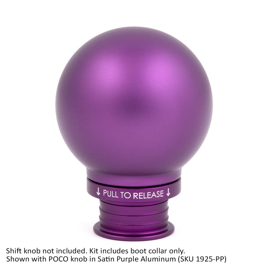 **Open Box** Acuity Instruments Shift Boot Collar for POCO Shift Knobs  - Satin Purple Aluminum