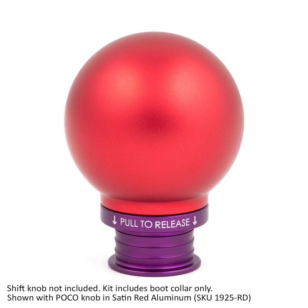 **Open Box** Acuity Instruments Shift Boot Collar for POCO Shift Knobs  - Satin Purple Aluminum