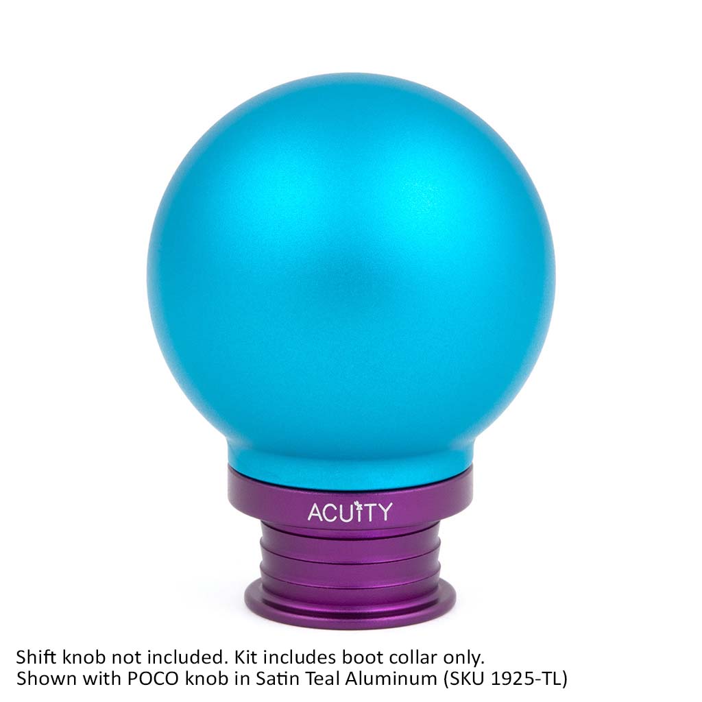 **Open Box** Acuity Instruments Shift Boot Collar for POCO Shift Knobs  - Satin Purple Aluminum