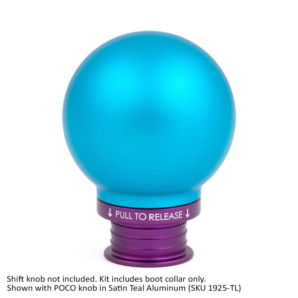 **Open Box** Acuity Instruments Shift Boot Collar for POCO Shift Knobs  - Satin Purple Aluminum