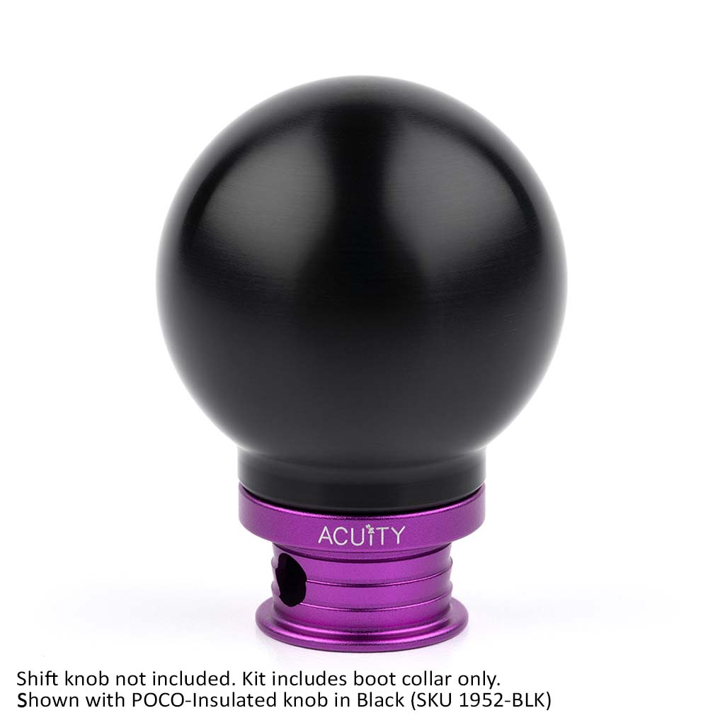 **Open Box** Acuity Instruments Shift Boot Collar for POCO Shift Knobs  - Satin Purple Aluminum
