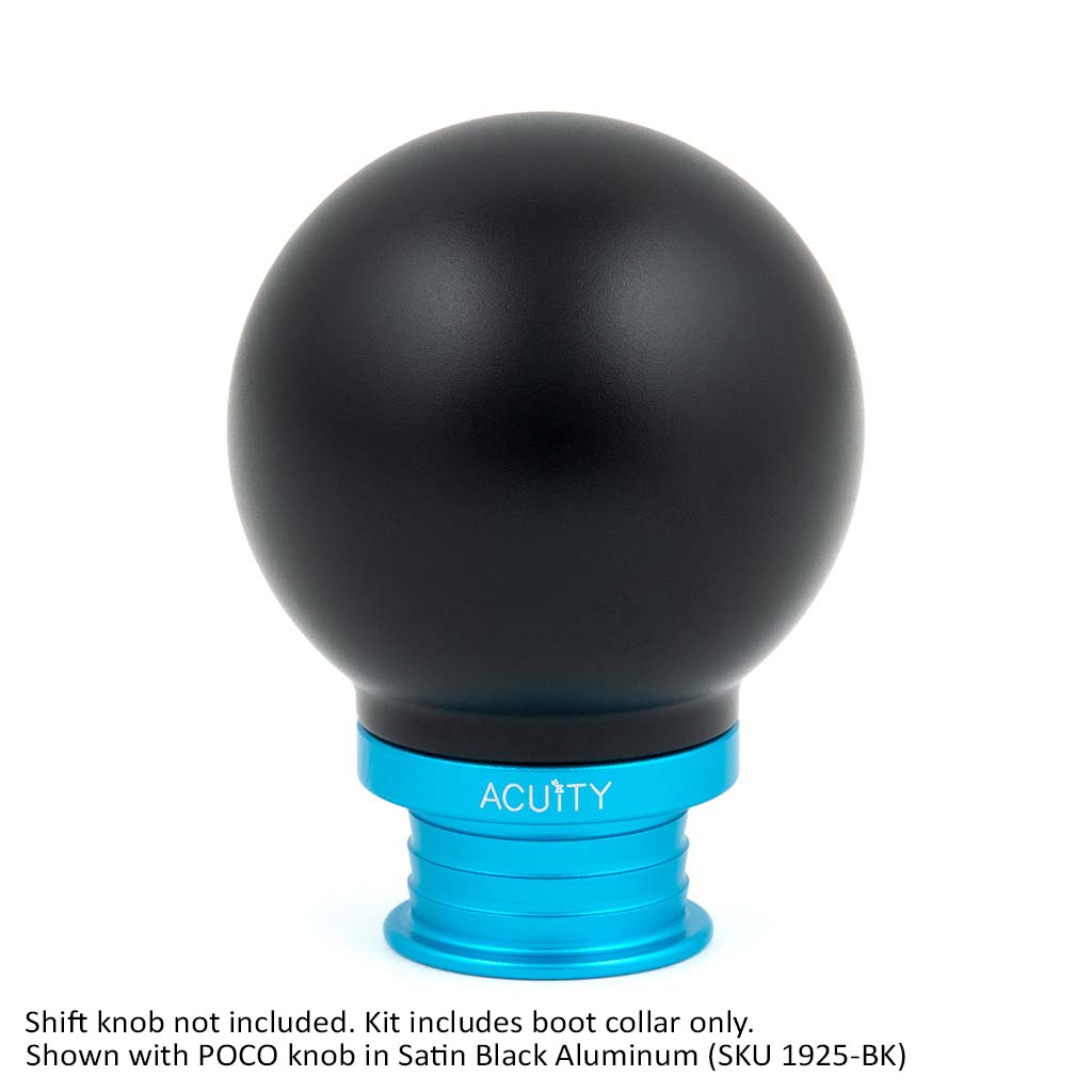 Acuity Instruments Shift Boot Collar for POCO Shift Knobs  - Satin Teal Aluminum