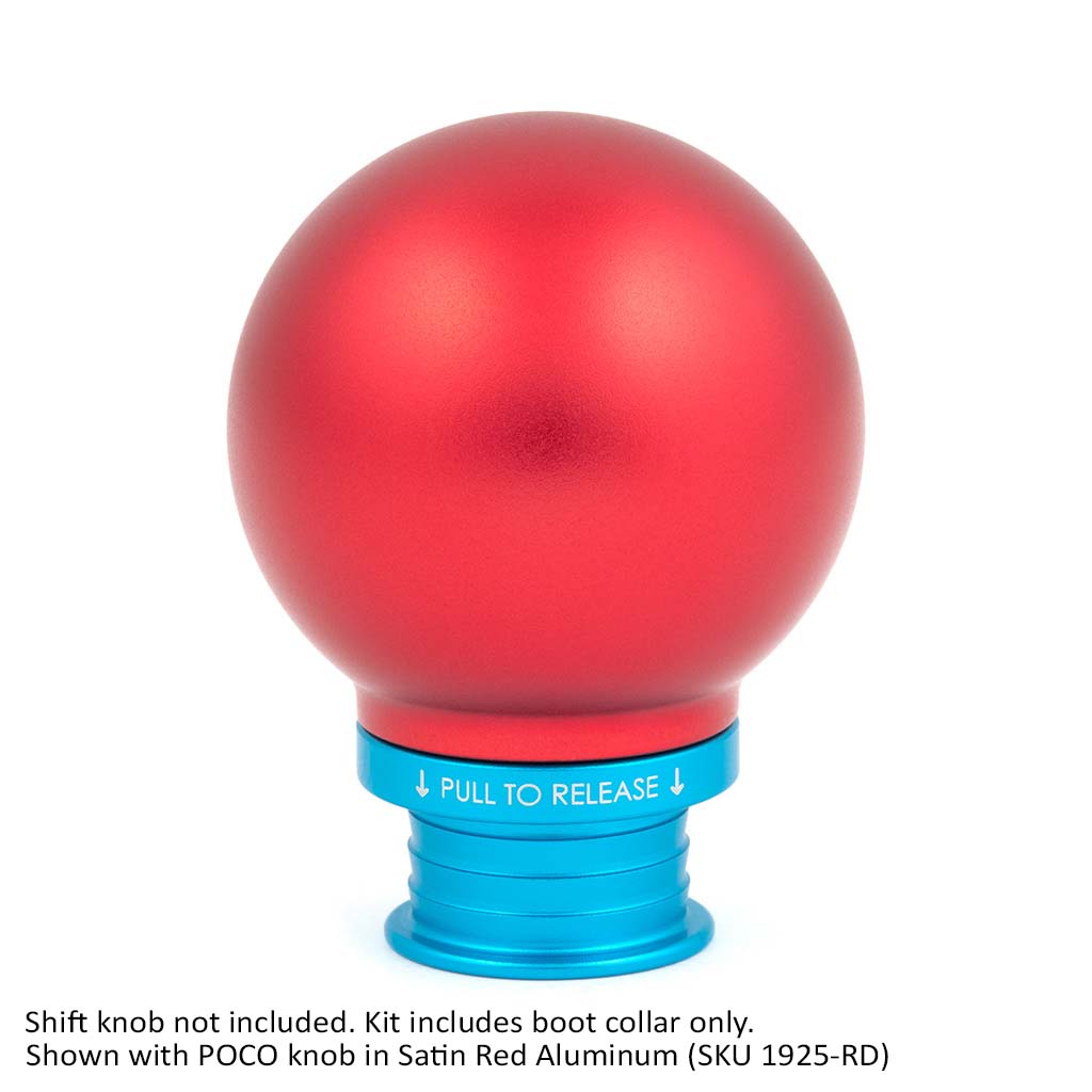 Acuity Instruments Shift Boot Collar for POCO Shift Knobs  - Satin Teal Aluminum