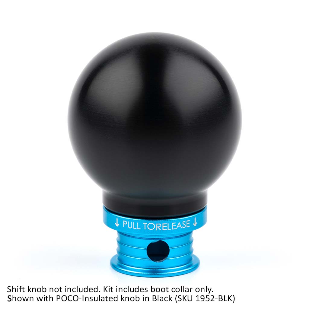 Acuity Instruments Shift Boot Collar for POCO Shift Knobs  - Satin Teal Aluminum