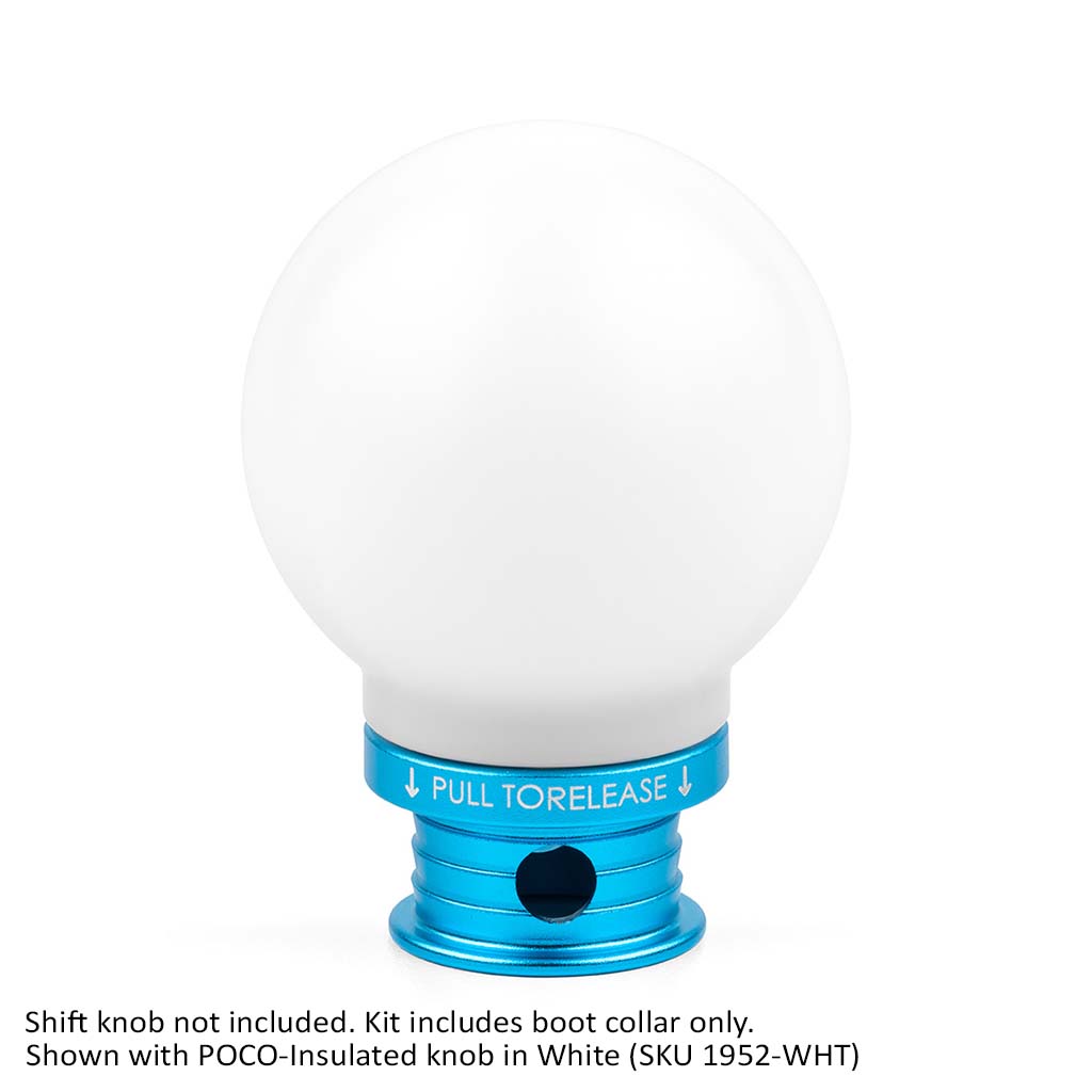 Acuity Instruments Shift Boot Collar for POCO Shift Knobs  - Satin Teal Aluminum