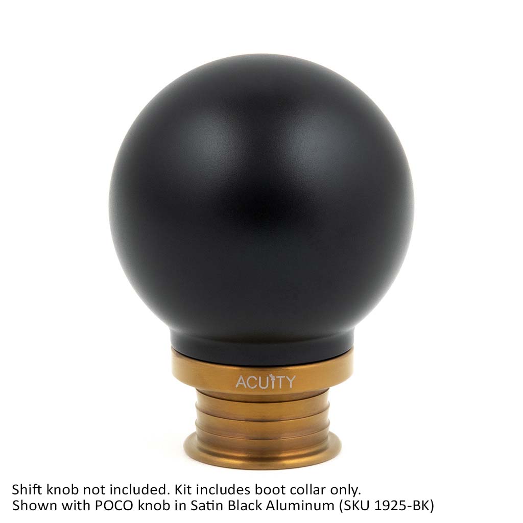 Acuity Instruments Shift Boot Collar for POCO Shift Knobs  - Burnt Gold Titanium