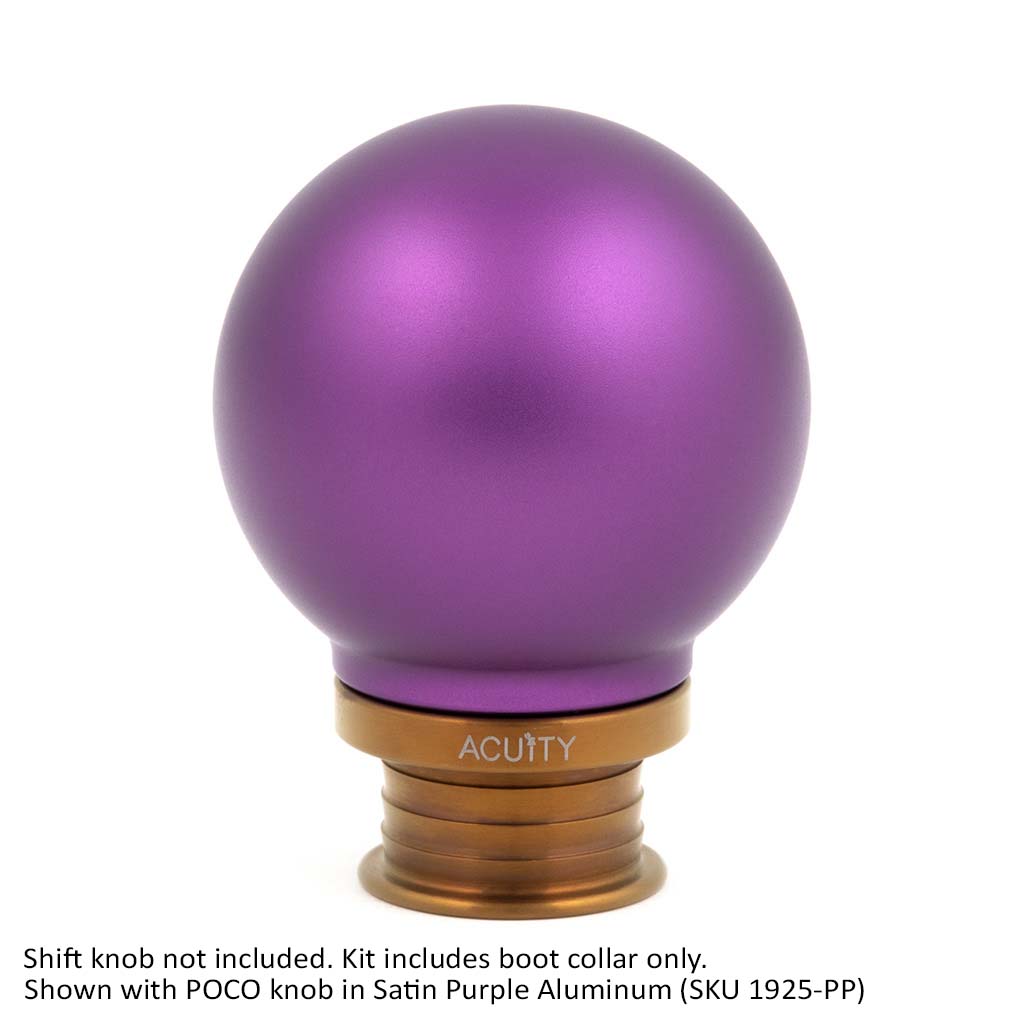 Acuity Instruments Shift Boot Collar for POCO Shift Knobs  - Burnt Gold Titanium