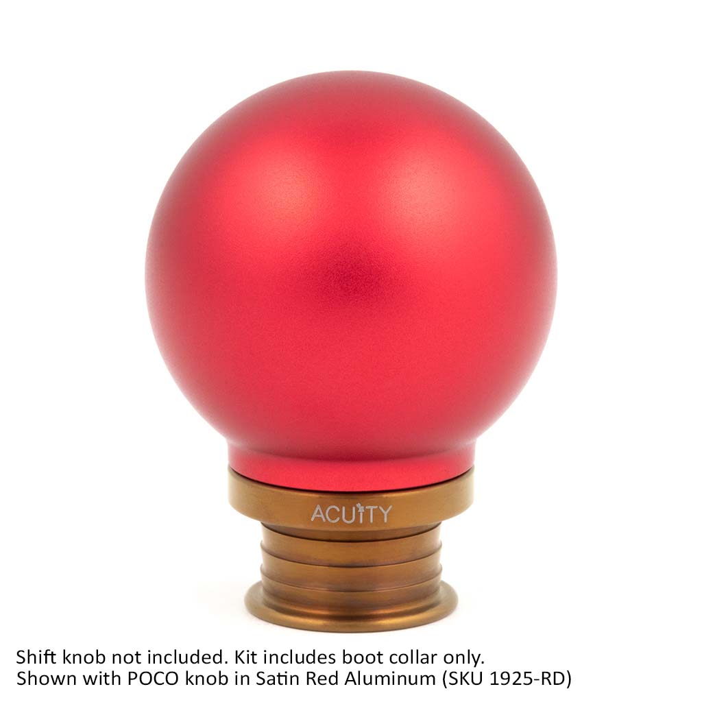 Acuity Instruments Shift Boot Collar for POCO Shift Knobs  - Burnt Gold Titanium