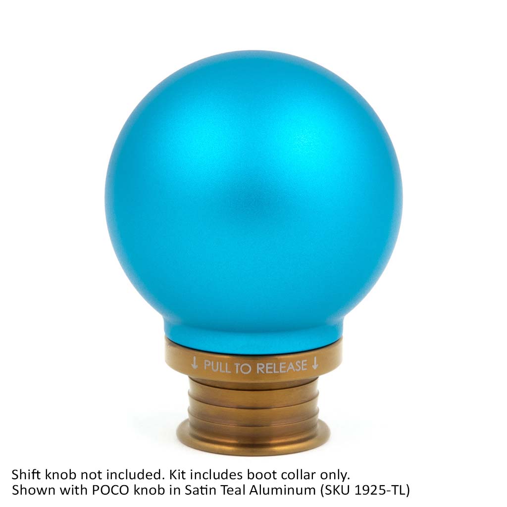 Acuity Instruments Shift Boot Collar for POCO Shift Knobs  - Burnt Gold Titanium