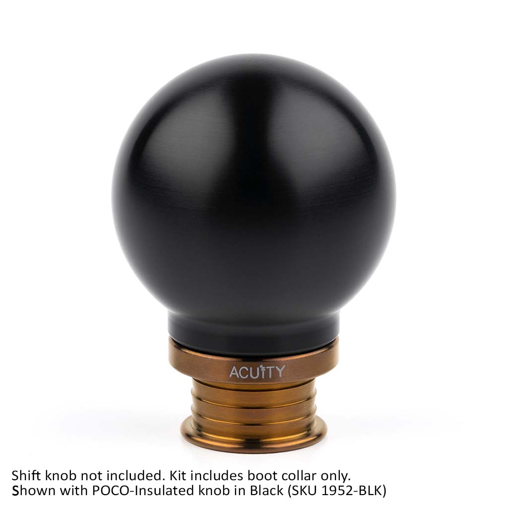 Acuity Instruments Shift Boot Collar for POCO Shift Knobs  - Burnt Gold Titanium