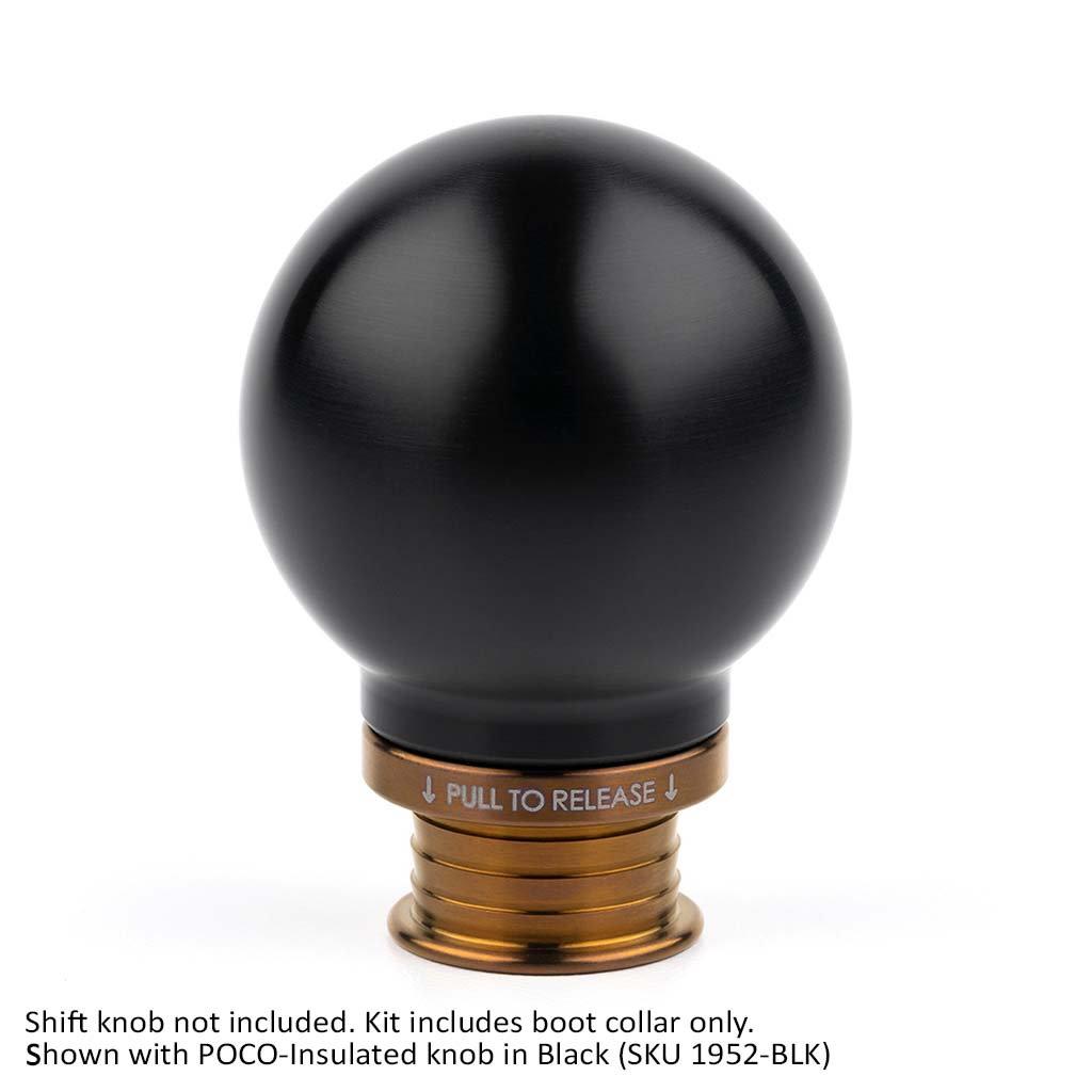 Acuity Instruments Shift Boot Collar for POCO Shift Knobs  - Burnt Gold Titanium