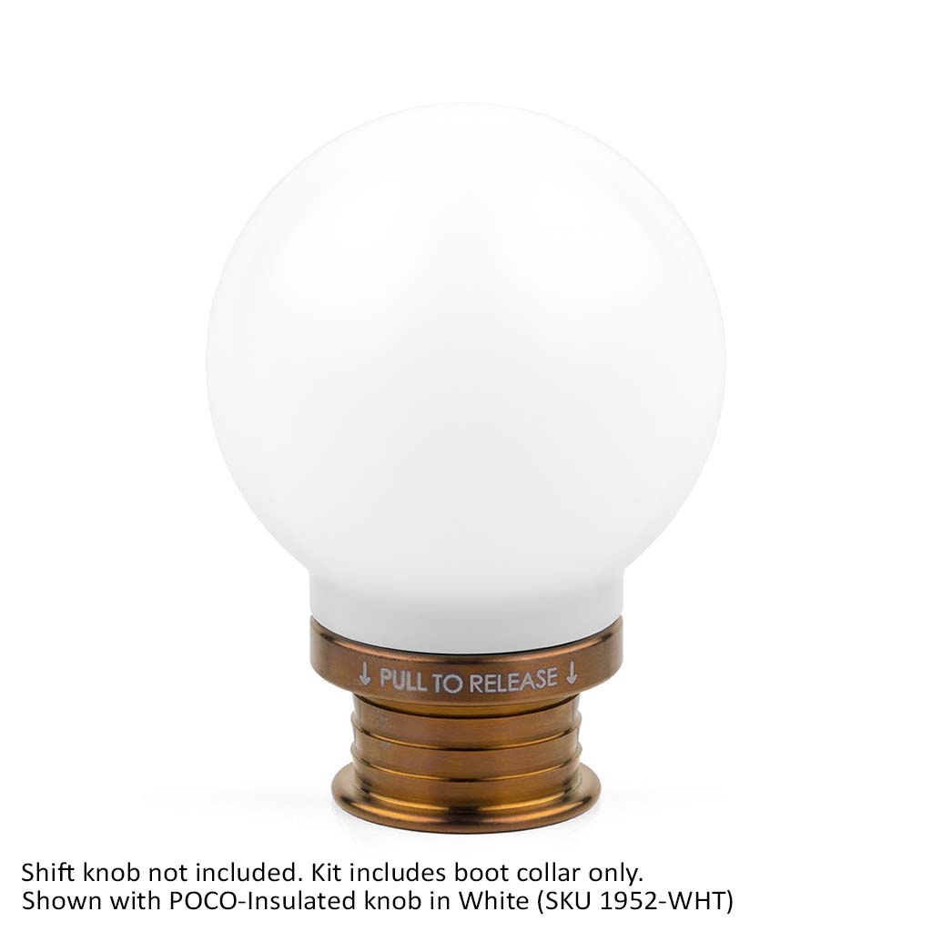 Acuity Instruments Shift Boot Collar for POCO Shift Knobs  - Burnt Gold Titanium