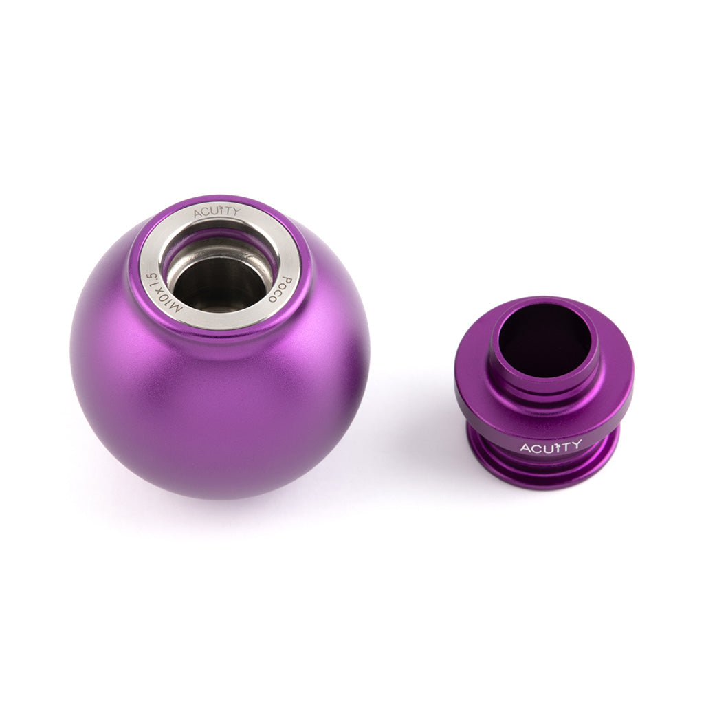 Acuity Instruments POCO Low-Profile Shift Knob  - Satin Purple (M10x1.5)