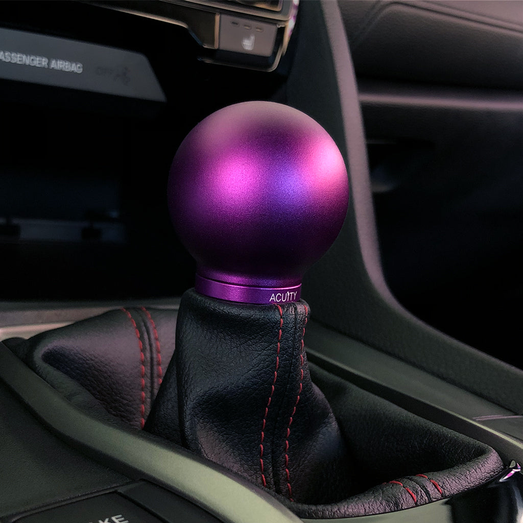 Acuity Instruments POCO Low-Profile Shift Knob  - Satin Purple (M10x1.5)