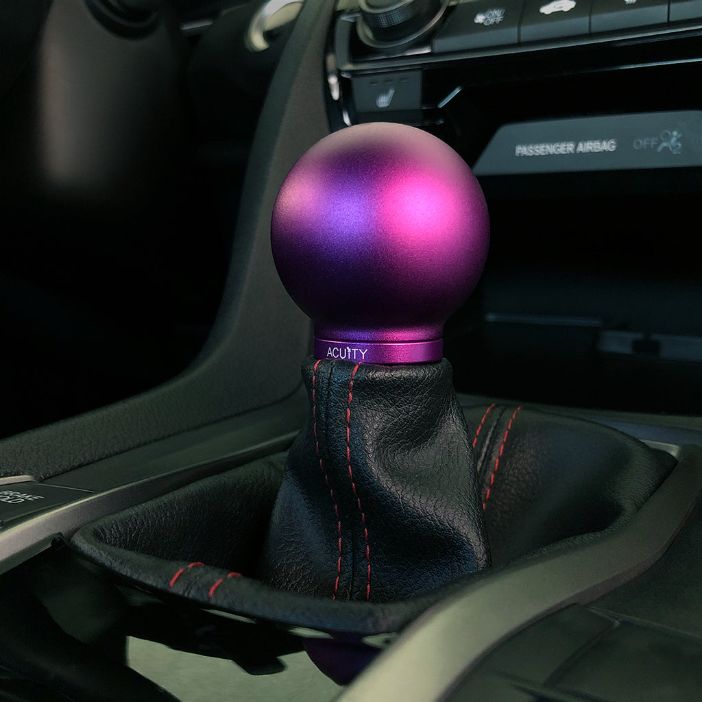 Acuity Instruments POCO Low-Profile Shift Knob  - Satin Purple (M10x1.5)